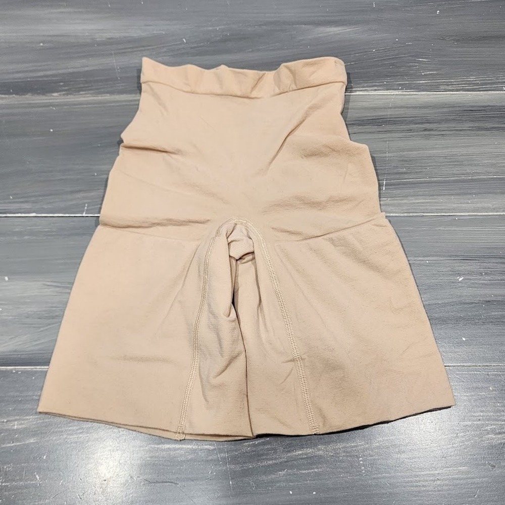SPANX Nude High-Waist Tummy Control Shaping Shorts